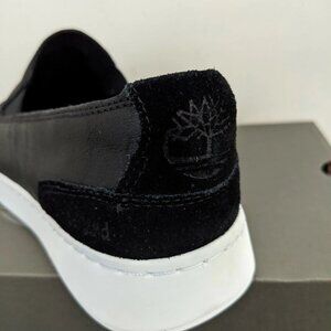 Timberland Women's Atlanta Green Leather Slip On Shoes